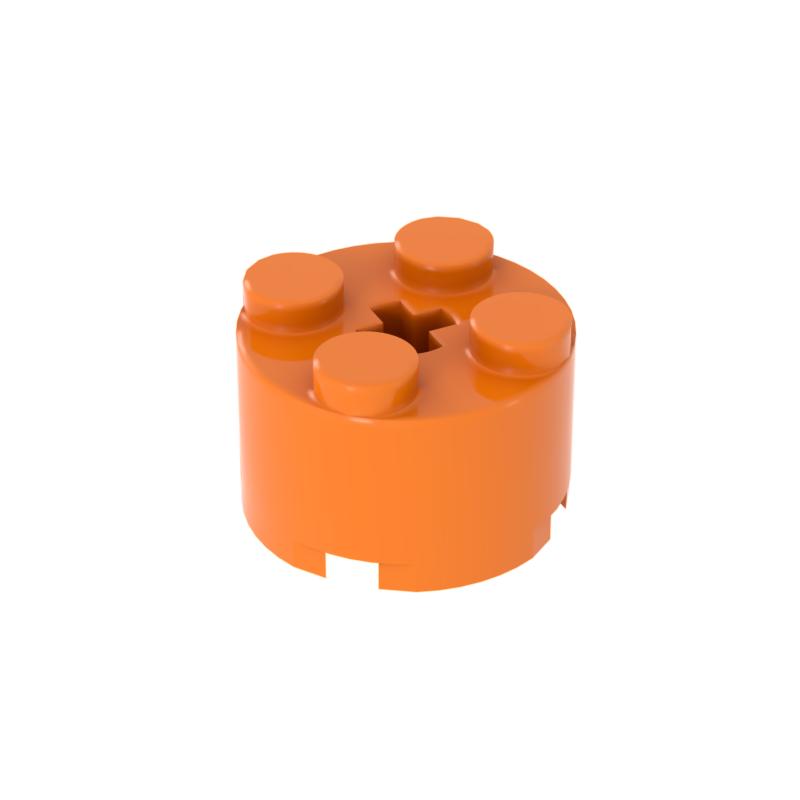 [Funbrick] Brick Round 2x2 with Axle Hole 3941 Building Blocks Toys Kids Souvenir Pretend Play Decoration Boy Girl City MOC