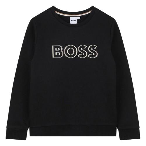 Boss Childrens/Kids Logo Crew Neck Regular Sweatshirt