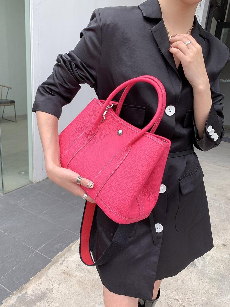New Leather Garden Bag Fashion First Layer Cowhide Women's Bag Versatile Large Capacity Women's Handbag Pure Leather Tote Bag
