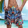 Trend Dragon Graphic Short Pants Fashion Summer Streetwear Mens 3D Printed Beach Shorts Cool Hip Hop Oversized Kids Swim Trunks