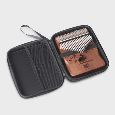 Univerzální úložná taška na palec na klavír Kalimba pro 17 a 21 tónové modely