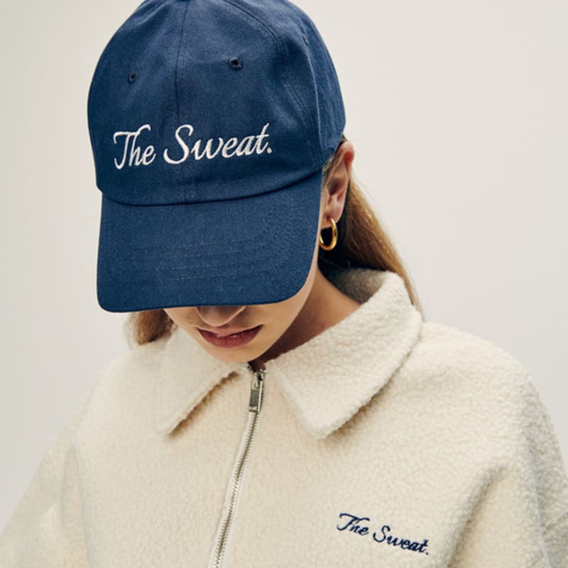 

The Sweat. Cursive Logo Cap - NAVY Navy