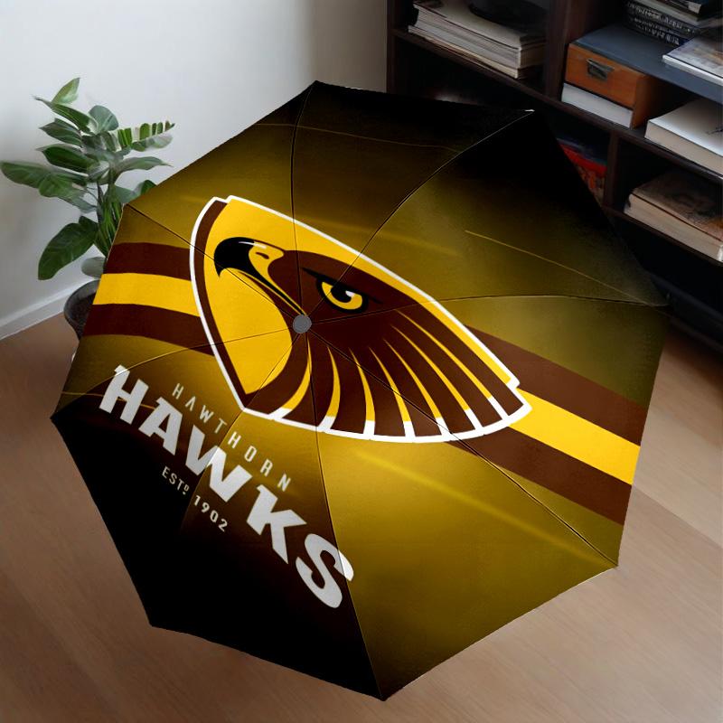 Hawks Team Spirit Umbrella 8-Frame for Travel, Camping, Casual Lightweight Portable Umbrella, Essential for Every Family Holidays Gift