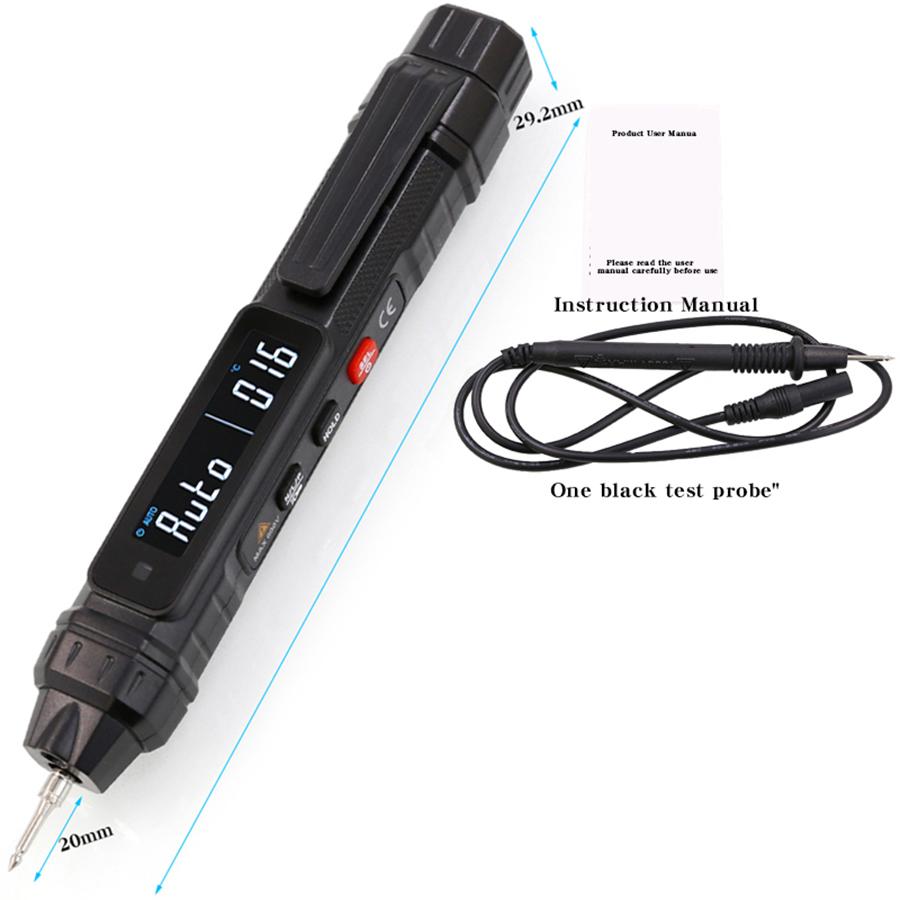 HYTAIS TS20D High-Precision Smart Pen-type Multimeter, Fool-style Mini Multimeter with Phase Sequence Detector