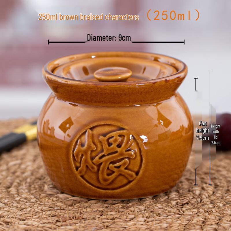 ZISIZ Ceramic Heat-Resistant Stew Pot