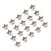 20Pcs Star Shape Rivet Stud Button DIY Clothes Shoes Decoration Accessories with Screws