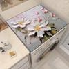 Cross-Border Floral Diatom Mud Cushion: Automatic Drum Washer Dust Cover & Absorbent Table Pad