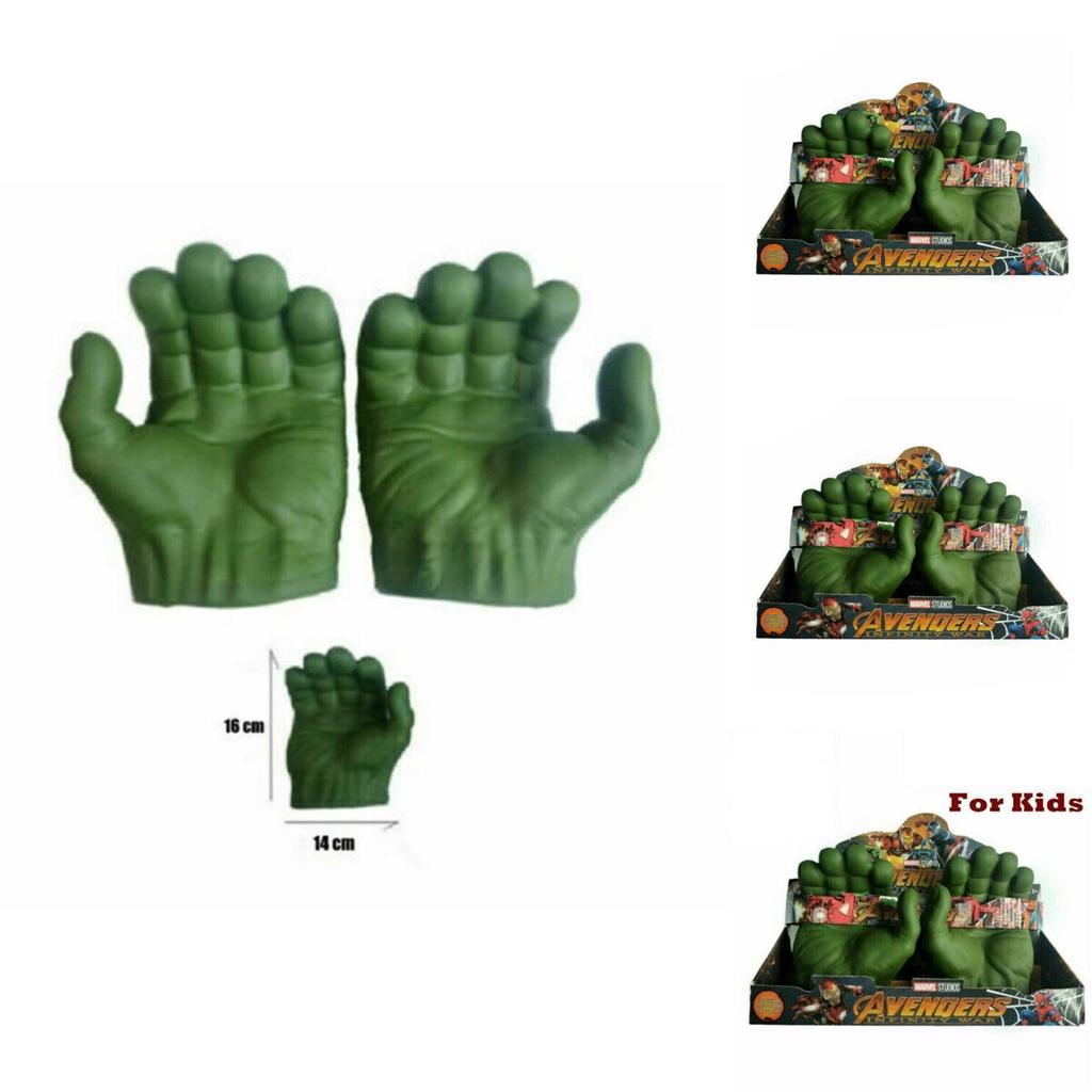 Green Hulk Gamma Fist Avengers Cosplay Gloves Soft Toy Party Gift