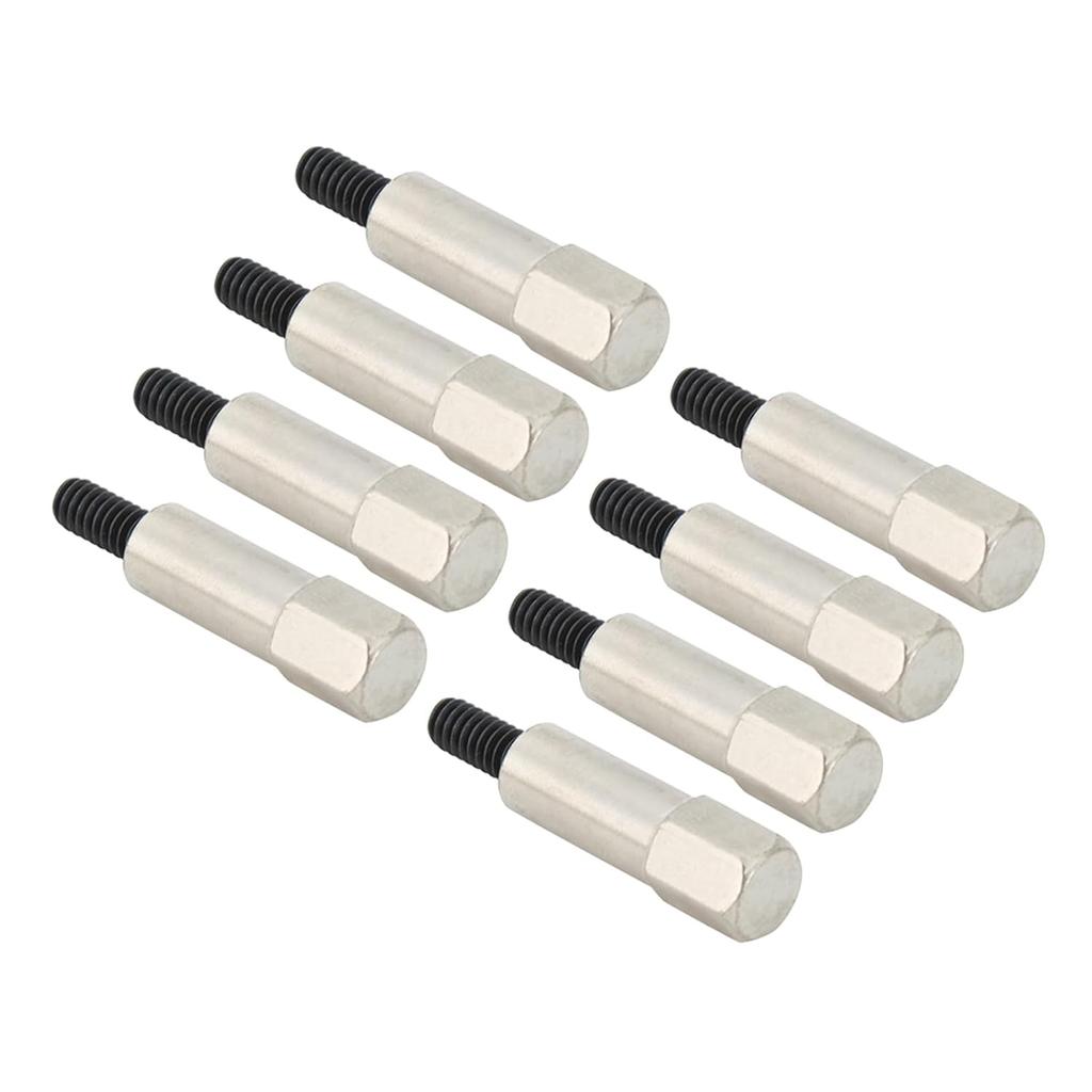 KIMISS Valve Cover Bolt Set, 8 PCS Stainless Steel Cover Bolt Set Fits Valve Cover Hold Down Bolts for 283 302 305 307 327 350 383 400 SBC Eng