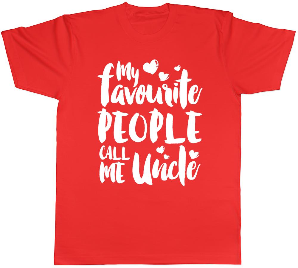 My Favourite People Call me Uncle Unisexs TShirt Tee S