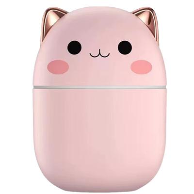 1 ks 250ml Mini zvlhčovač Nová silná mlha Roztomilé zvířátko USB Stolní kancelář Tichá ložnice Mlha Barevné světlo Zvlhčovač Dárek