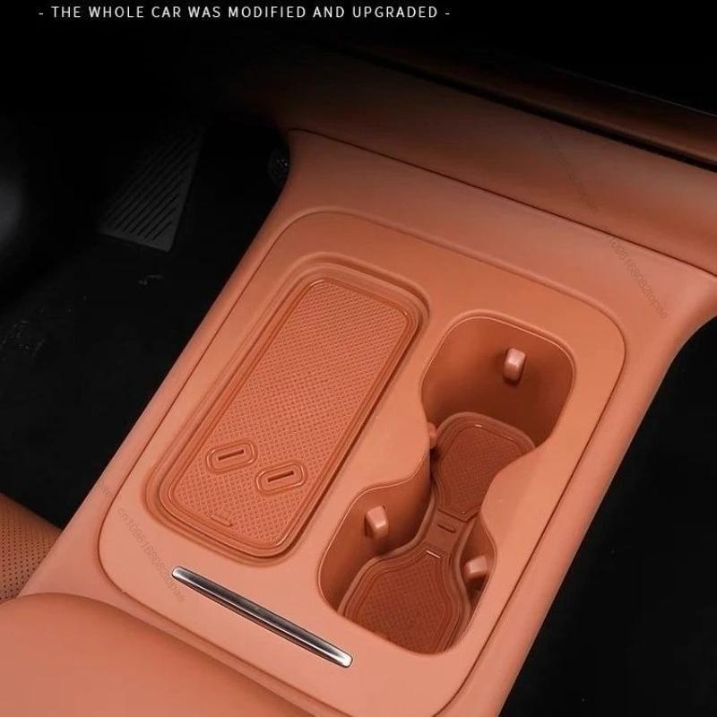 Anti-Slip Gate Slot Cup Mat For Leapmotor C10 Interior Door Pad/Cup Non-slip Pad Car Cup Holder Cushion Auto Accessories