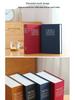 Creative Iron Book Safe: Password Protected Money Storage Box for Home or Office.