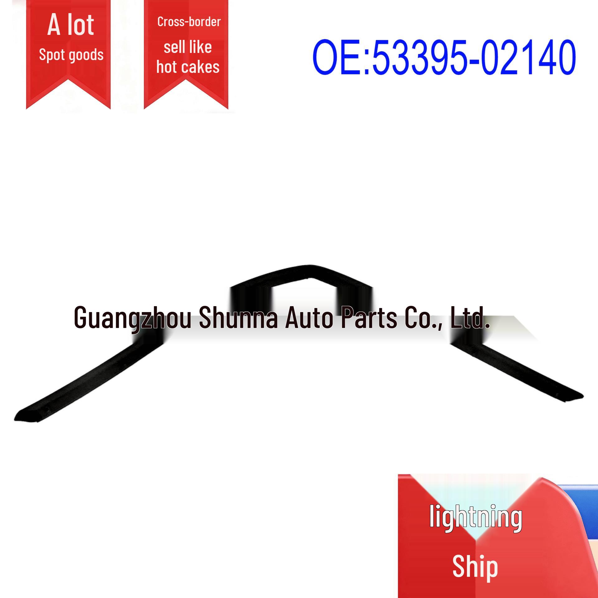 53395-02140 Hood Center Grille Rubber for Toyota Corolla NRE181/ZRE18# (2014) Car sealing strip