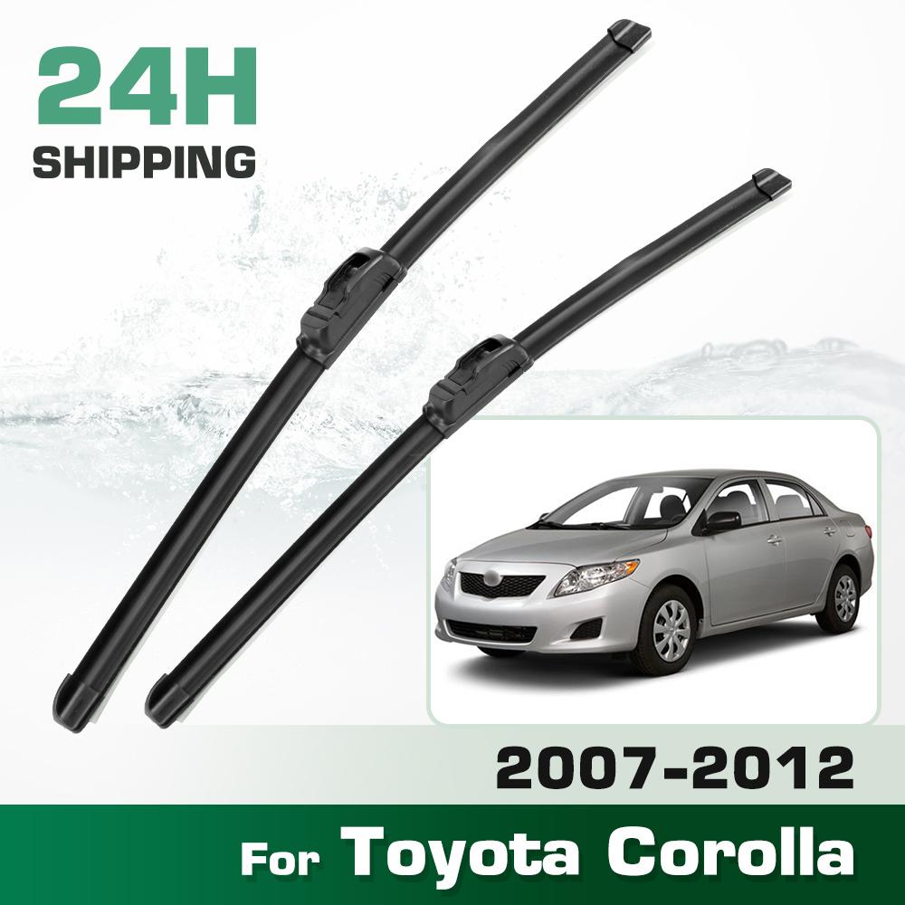 For Toyota Corolla E140 E150 2007-2012 2008 2009 2010 2011 Wiper Front Wiper Blades Windshield Windscreen Window Brush 26"+14