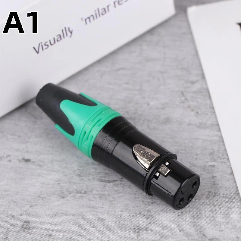 

1/2Pcs Pin Xlr Plug Jack Male / Female Microphone Connector Mic Adapter Xlr Cable Terminal Audio Wire Connector A1