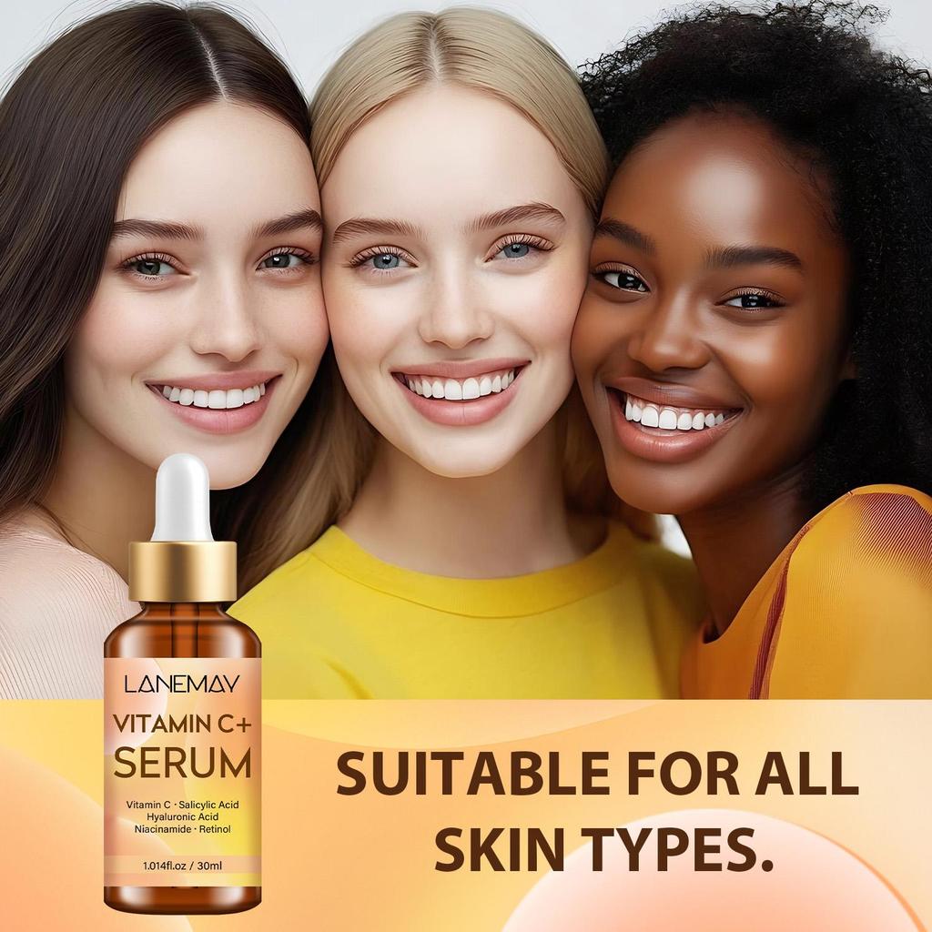 VITAMIN C SERUM-Hydration & Moisture Lock-Smooth & Refine, Boost Skin Elasticity-Suitable For All Skin Types, 30ml