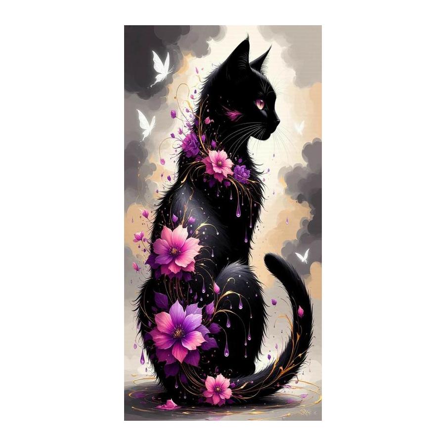 Colorful Cats Large Size Diamond Painting New Collection Animals Diy Full Square Round Drill Rhinestone Embroidery Mosaic Cross Stitch Kits