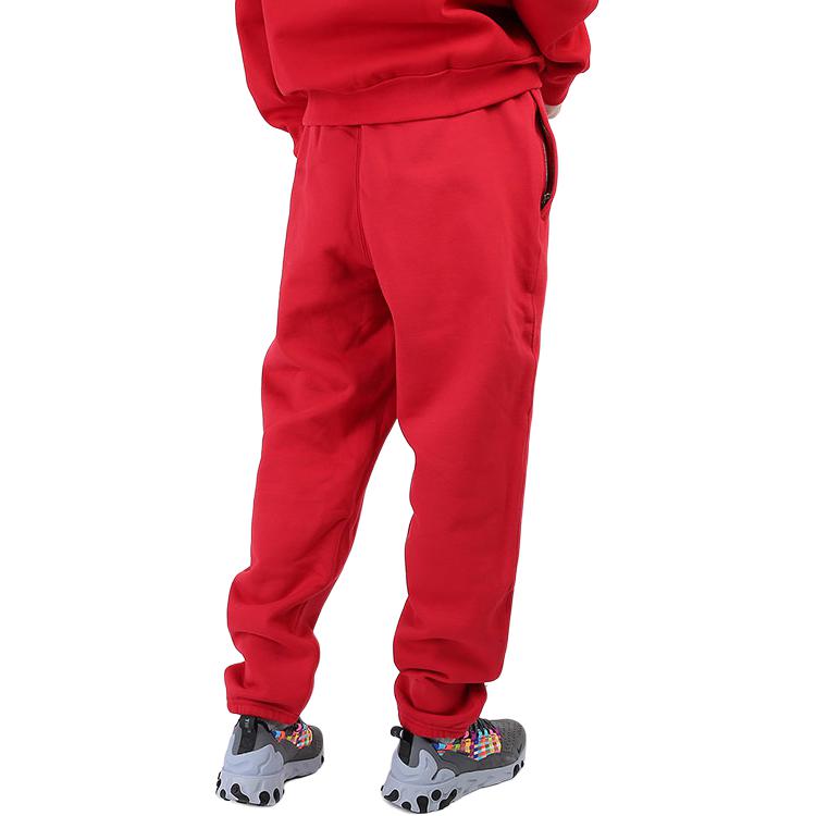 Nike Lab Logo Vintage Classic Fleece Lined Elastic Cuff Knitted Sweatpants Men's Red CD6394-687