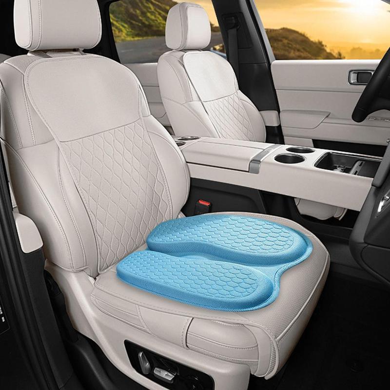 Summer Cooling Gel Seat Cushion Ergonomic Honeycomb Structure Breathable Non Slip Pad Suitable for Car Office Seating Comfort