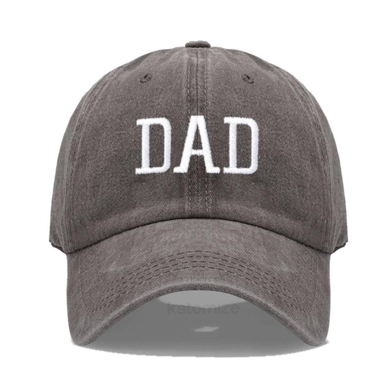 Dad Mom Embroidery Pure Cotton Men'S Baseball Cap For Man Womne'S Fashion Sport Golf Caps Sun Hat Dropshipping