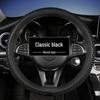 Παγωμένος Μετάξι Universal Κάλυμμα Τιμονιού Αυτοκινήτου - Αντιολισθητικό, Ανθεκτικό στη Φθορά, Απορροφητικό Ιδρώτα, Κατάλληλο για Όλες τις Εποχές και Μικρά Αυτοκίνητα