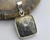 925 Sterling Silver Necklace Natural Dendrite Opal Pendant - Unique Gemstone