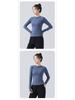 Damen Schnelltrocknendes Slim Fit Outdoor-Sportoberteil – Langarm Yoga & Lauf-Reißverschlusshemd