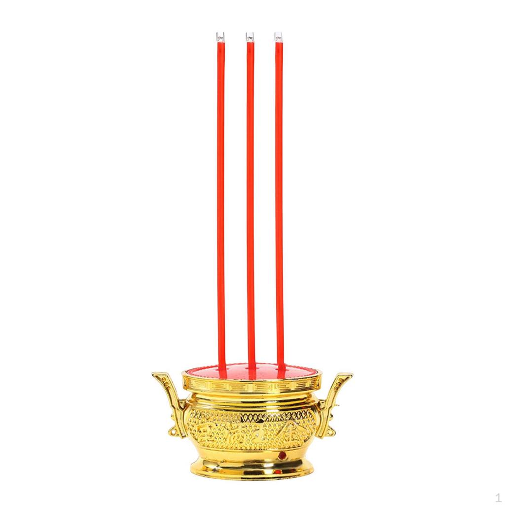 Porta Bruciatore Elettrico Avalokitesvara Ornamento Incenso Decorazione Casa
