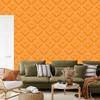 Geometric gold rhombus wallpaper, gold background 50x1000