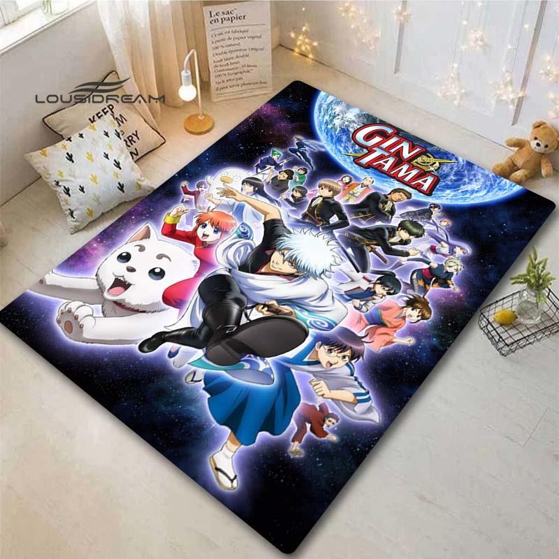 Alfombra para sala de estar GINTAMA, decoración del hogar, alfombras de juego, decoración de dormitorio, alfombras para sala de juegos infantiles, alfombras para mesa de comedor