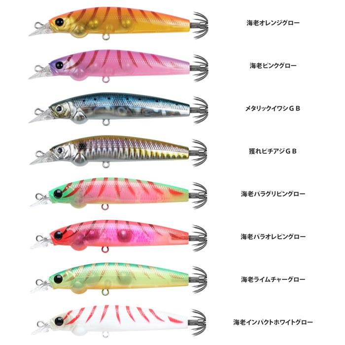 LUCKY CRAFT Egi Tribe 80 (3.0 size) (1603 Shrimp Palore Pink Glow)
