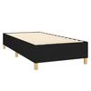 Maison Exclusive - Sommier à lattes de lit avec matelas Noir 90x190 cm Tissu