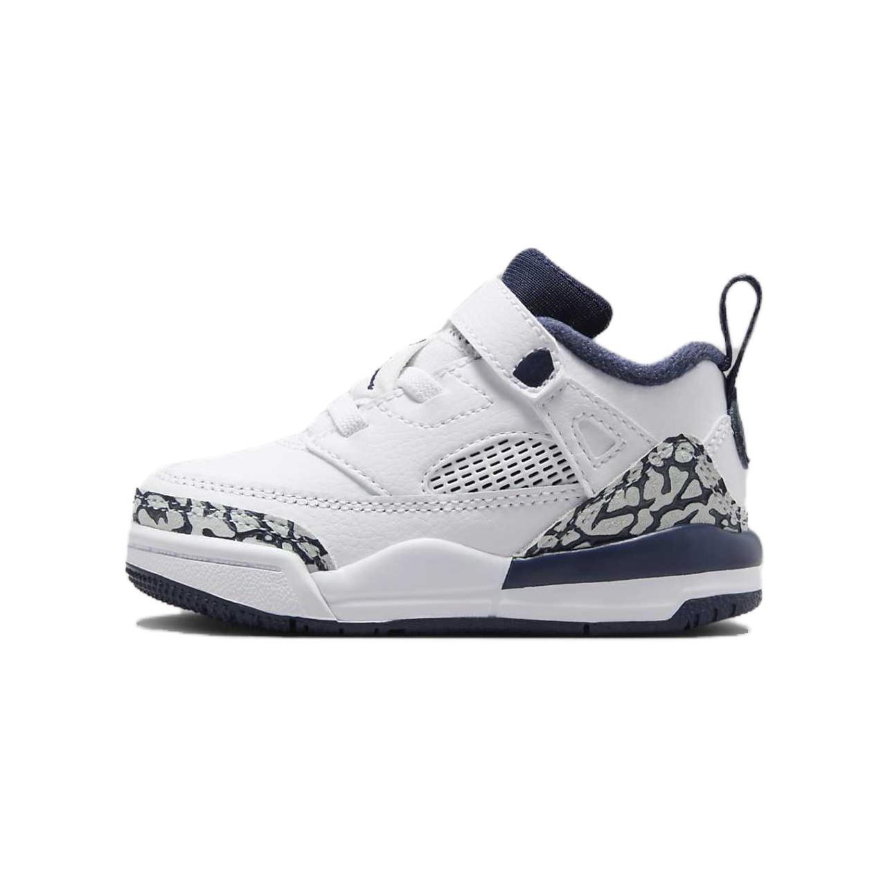 (TD) Air Jordan Spizike Low White Pure Platinum Obsidian Baby FQ3952-104 EU 21