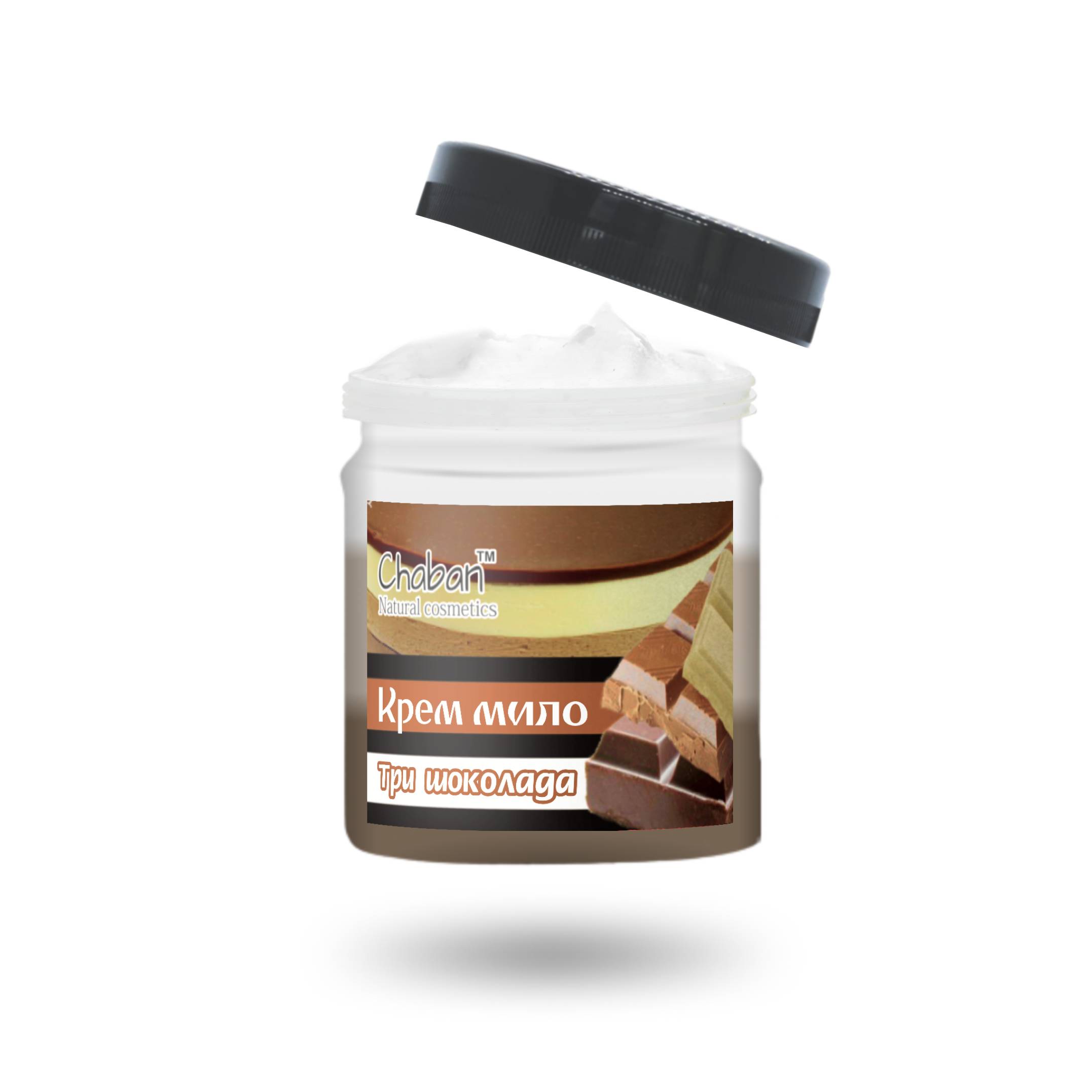 

Крем-мило для душу ТМ Chaban Три шоколада 180 мл 00040