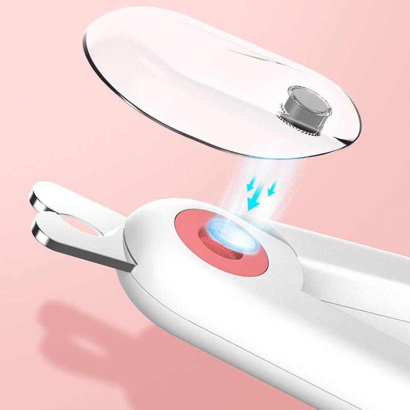 Led Light Pet Nail Clipper Cutter Professional Stainless Steel Safe Scissors For Dog Cat Claw Grooming Supplies