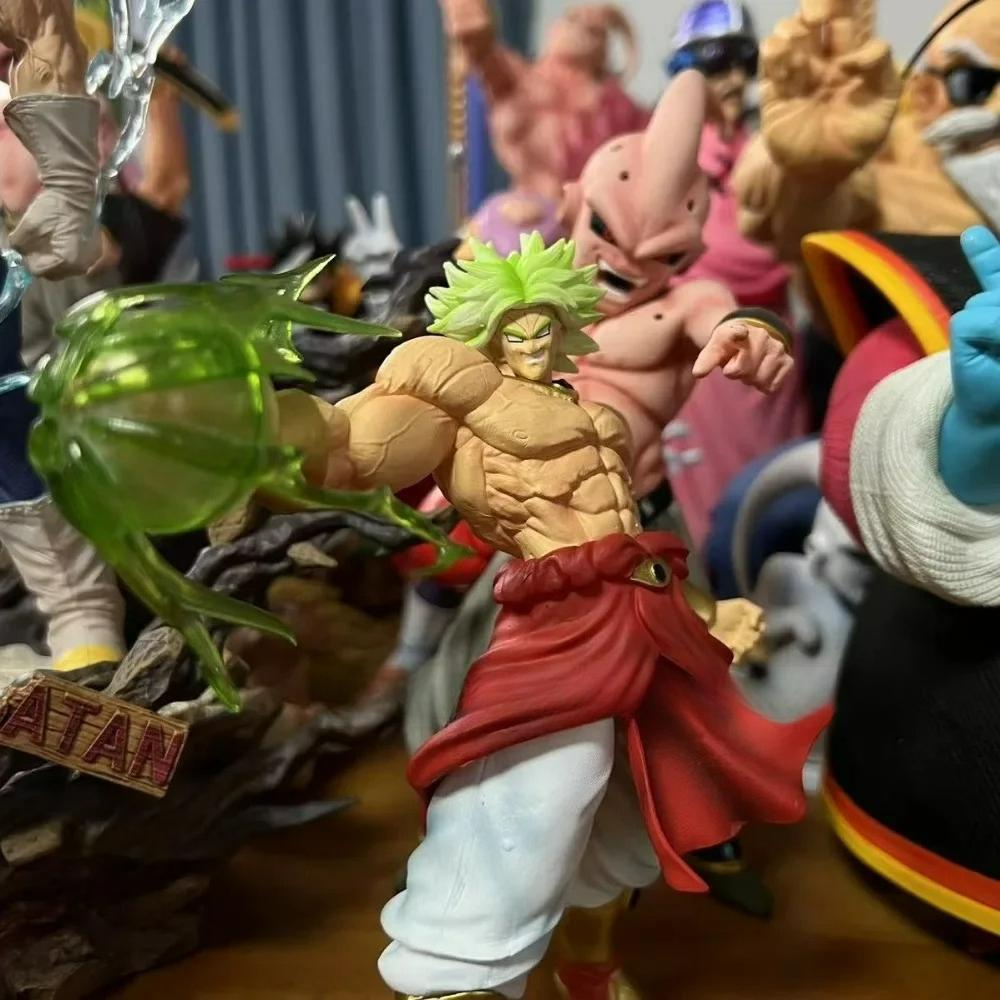 Dragon Ball Z Figure Broly Super Saiyan Goku VS Broly Action Figure PVC Collection Model Toys Gifts 15cm/5.9in