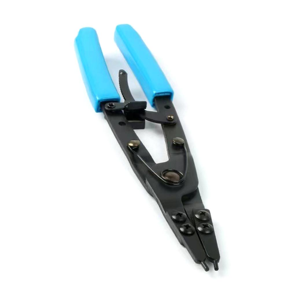 Heavy Duty Spindle Snaps Rings Pliers Internal External Circlip Pliers for Pickup Tool with Ratcheting Lock Mechanism