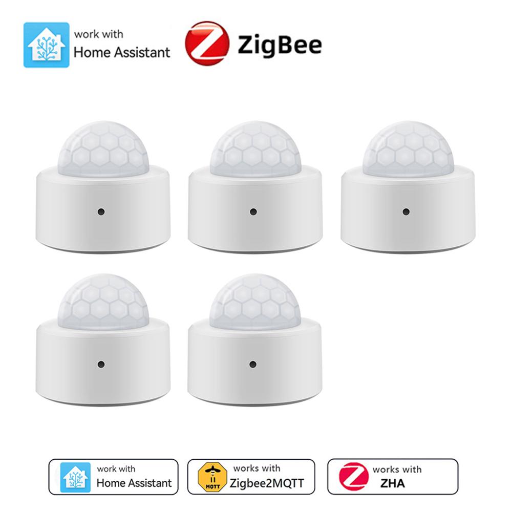 Home Assistant Zigbee Mini PIR Bewegingssensor Detector Passieve Infrarood Beveiligingsalarm Sensor Werkt Met EWelink Zigbee2MQTT