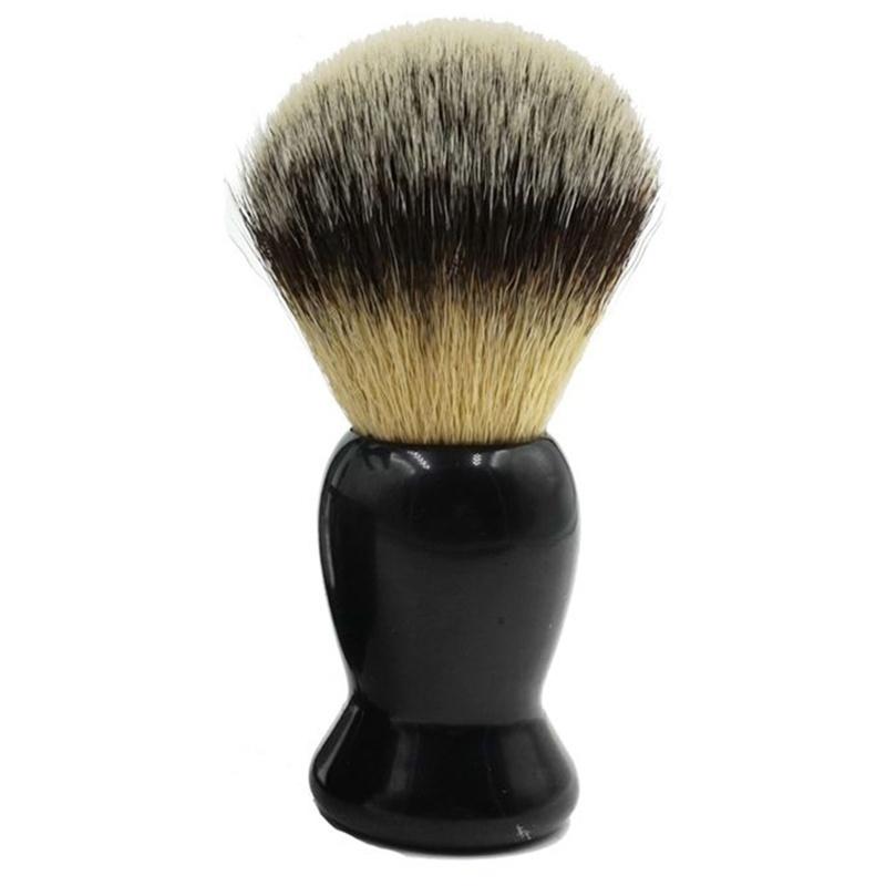 Men Soap Dish Stand Bowl Shaving Razor Beard Brush Shaver Kit Set (Color: Black)