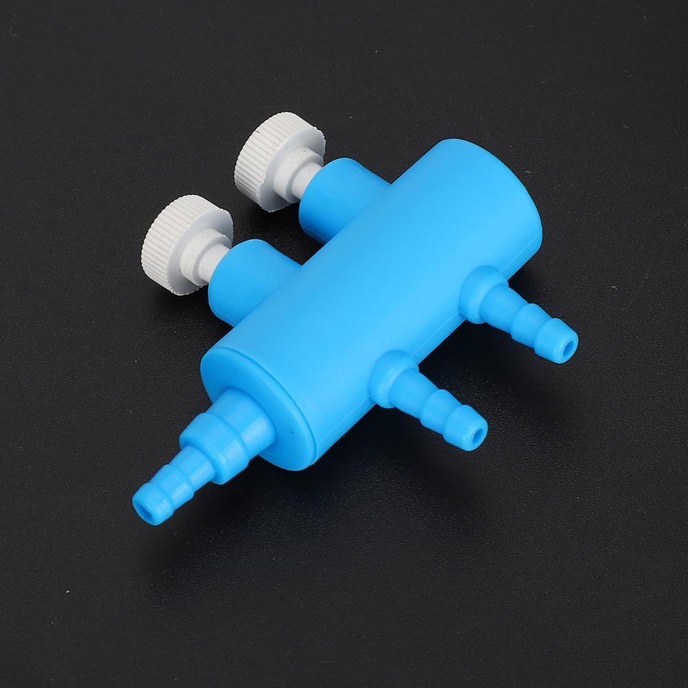 2PCS Set Plastic Aquarium Oxygen Pump Adapter Air Flow Control Aquarium Air Splitter  Fish Tank