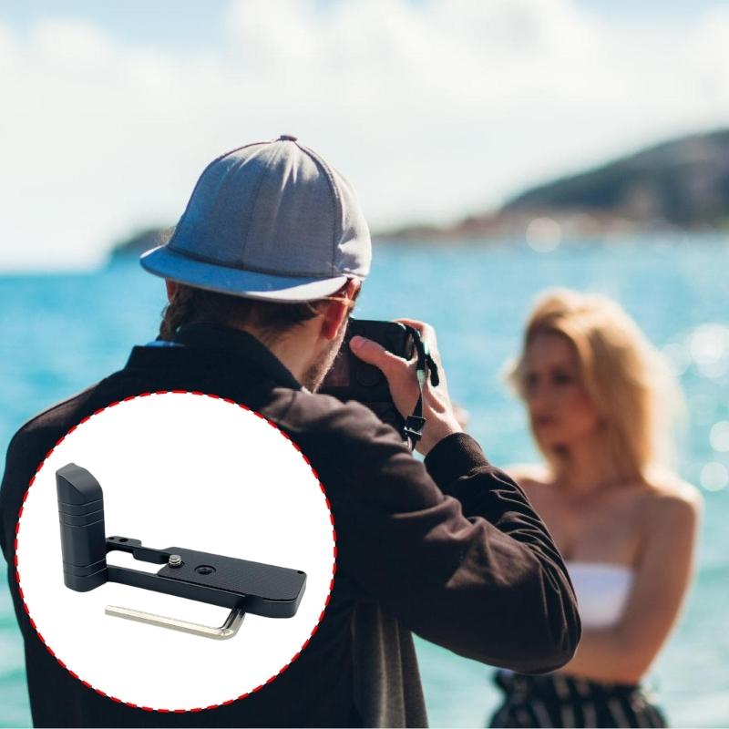 Quick Install Metal Camera Handle Grip For Multiple Models Ergonomic Design Improved Battery Life Aluminum Construction