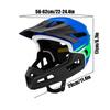 Mountain Bike Full Face Helmet Biking Head Cover Shock Absorption Cycling Helmet For Bicycle Motocross Motorcycle Scooter