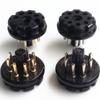 8Pin Bakelite Tube Socket Octal Pin-Plug Base GZS8-B For KT66 KT88 6SL7 6SN7 6V6 5AR4/GZ34 5R4GY 5U4G Vacuum Tube Audio