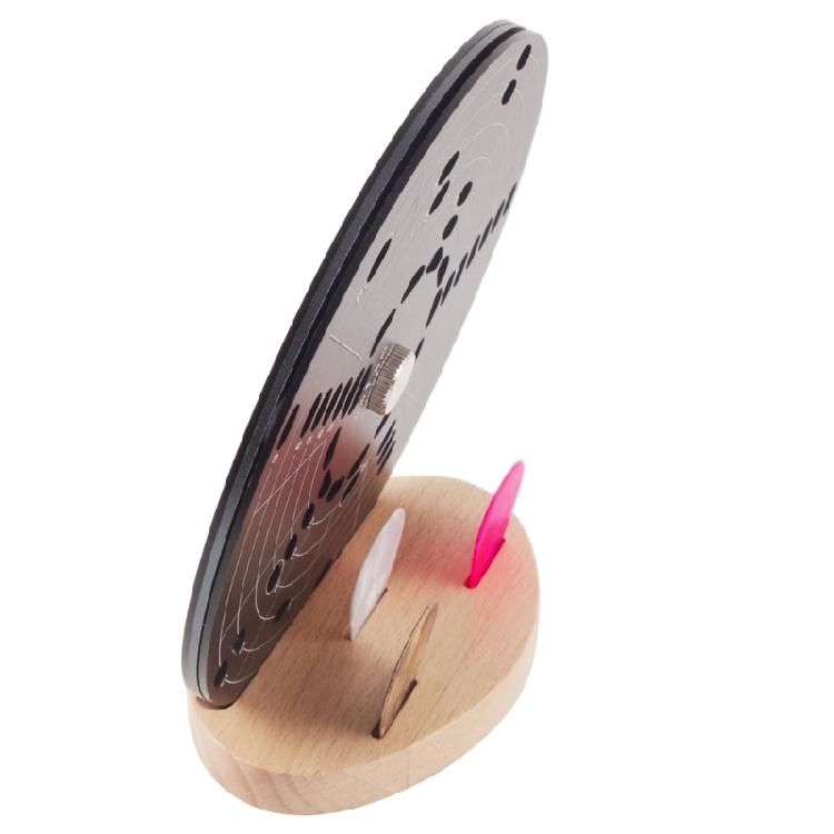 Multifuntional Guitar Scale Reference Tool Guitar Scale Wheel Circle of Fifths Wheel Aluminum Alloy Texture Music Tool