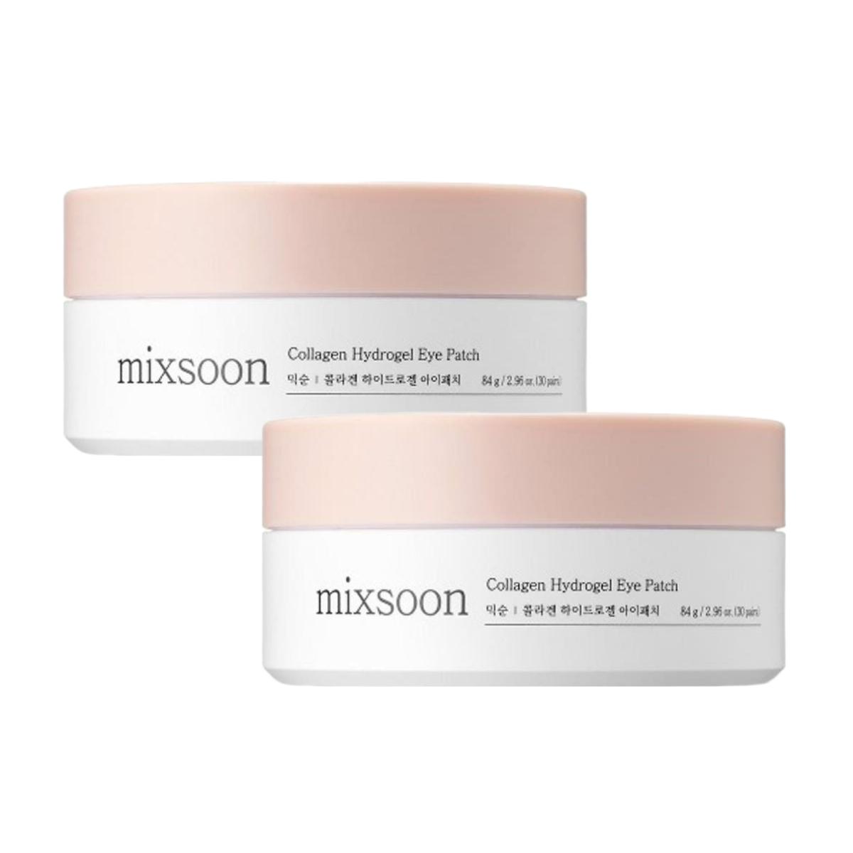 MIXSOON Collagen Hydrogel Eye Patch Set (60 Sheets/2 Packs) Revitalizing & Firming