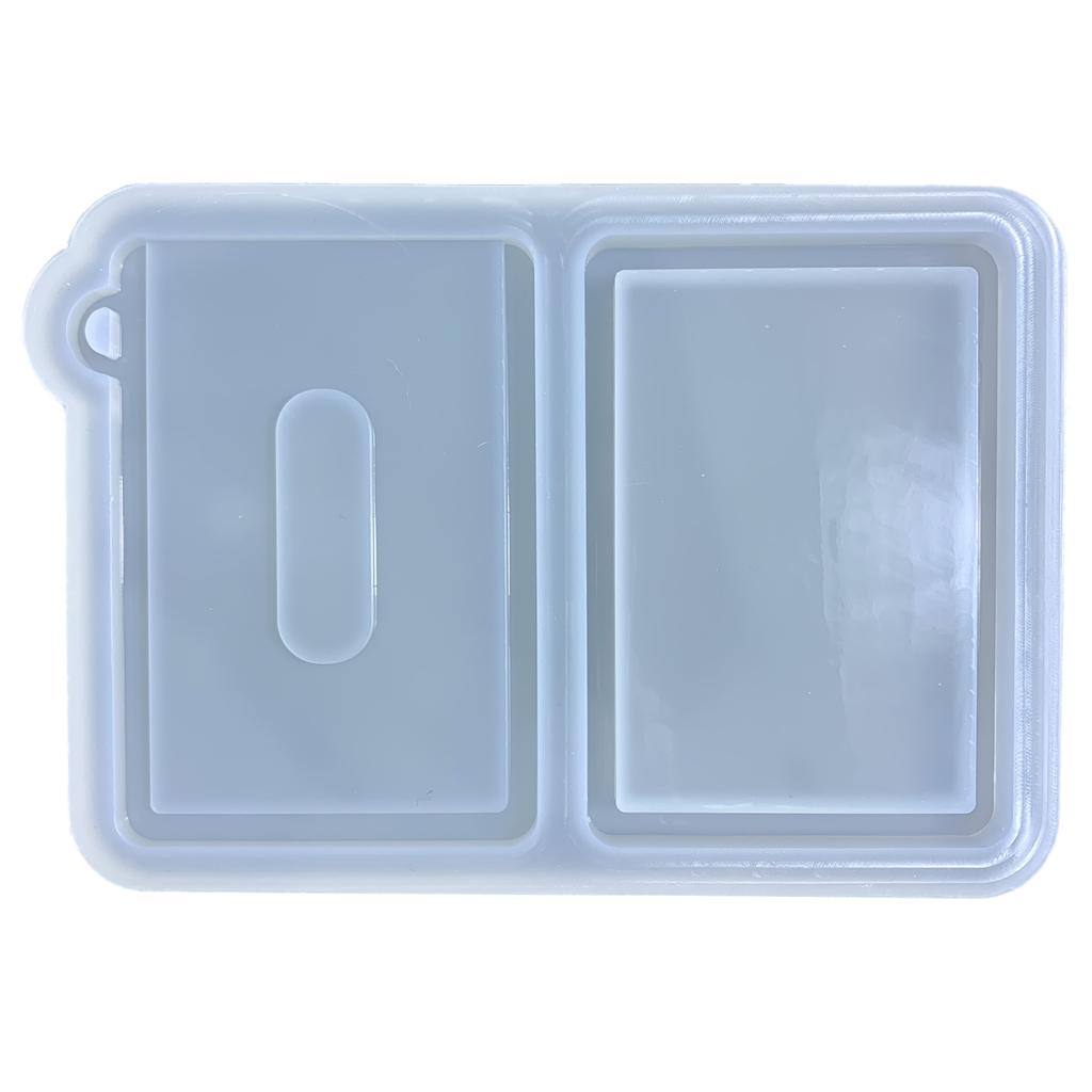 Quicksand Silicone Mold Resin Shaker Mold Guka Sleeve Casting Resin Epoxy Mold for DIY Pendant Keychain Jewelry Making