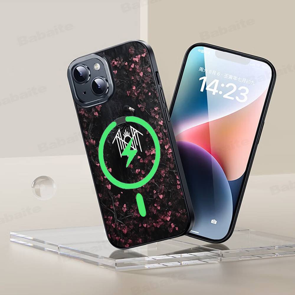 Rock Band S-Sleep TokenS Phone Case Magnetic Case For IPhone 16 14 13 12 11 15 Pro Max Plus For Magsafe Wireless Charge Cover