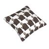 Freud With Cigar Blush Pink Square Pillowcase Pillow Cover Cushion Zip Decorative Comfort Throw Pillow for Home Car