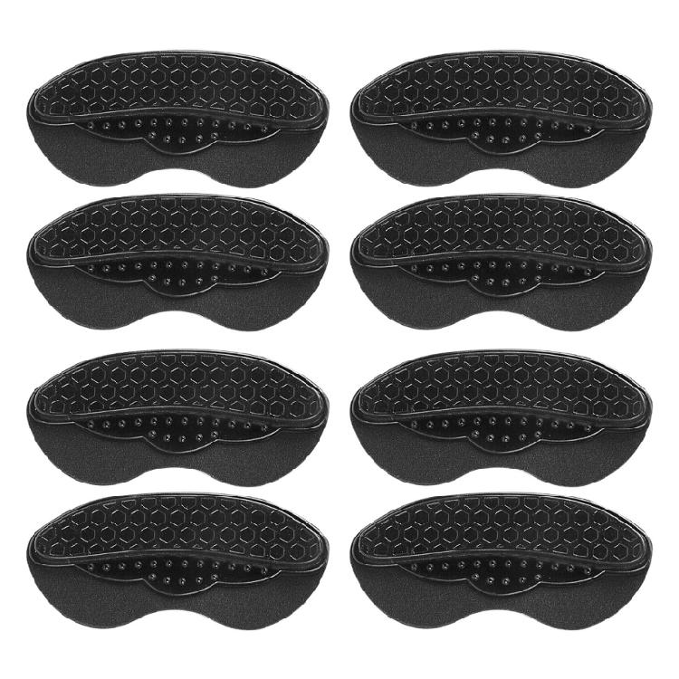 Cushioned Adhesive Heel Inserts with Silicone Paaded Soft Flannel Fabric Heel Grip for Protective Secures Fit in Shoes